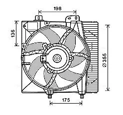 Вентилятор AVA COOLING PE7550