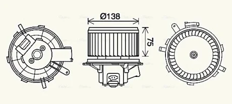 Компресор салону AVA COOLING PE8406
