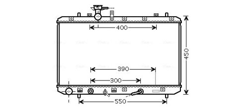 Радіатор (AVA) AVA COOLING SZA2085