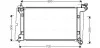 TO-COROLLA 01- радиатор охлаждения 1.4i VVTi (±AC), 1.6i 16V VVTi (±AC), 1.8i 16V VVTi (±AC), 1.8i 16V VVT AVA COOLING TO2302 (фото 1)