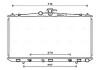 Радіатор, Система охолодження двигуна AVA COOLING TO2675 (фото 1)