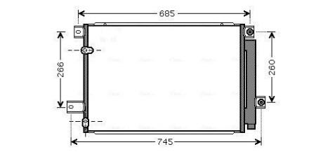 Радіатор кодиціонера AVA COOLING TOA5409D