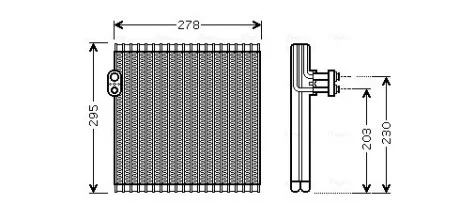 Компрессор Camry 01/06- AVA COOLING TO V485