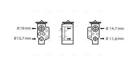 Клапан AVA COOLING VN1243