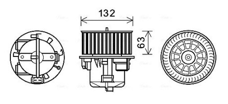 Компресор салону AVA COOLING VO8178