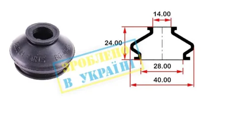 Пильовик кульової опори BELGUM PARTS BG0160