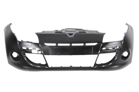 Бампер (передн, версія 3D, з отвором для галогенних фар, з отворами для парктроніка, під фарбування, сертифікат CZ) RENAULT MEGANE III Ph I 11.08-04.12 BLIC 5510006043902Q