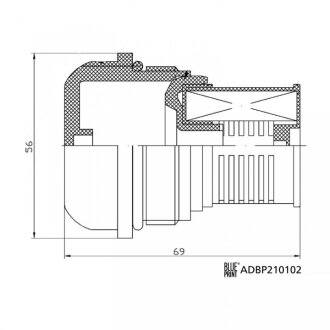 Фільтр гідравлічний BLUE PRINT ADBP210102 (фото 1)