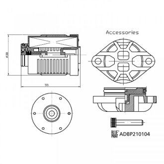 Фільтр гідравлічний BLUE PRINT ADBP210104 (фото 1)