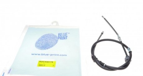 Трос гальмівний задній правий Mitsubishi (вир-во) BLUE PRINT ADC446178 (фото 1)