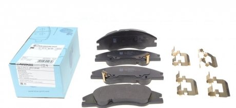 Комплект тормозных колодок с 4 шт. дисков BLUE PRINT ADG04265