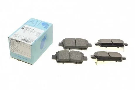 Колодки гальмівні дискові передні Toyota (вир-во Blue Print) BLUE PRINT ADT342105