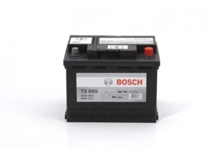 Аккумулятор 55Ah, EN420, +/-(1), B00, 245х175х190 (ДхШхВ) BOSCH 0 092 T30 050 (фото 1)