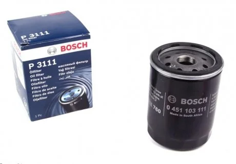 Масляный фильтр 3111 PEUGEOT Expert 1,6i 95-00 BOSCH 0451103111