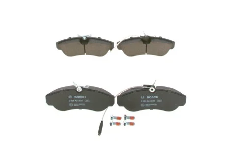 Тормозные колодки дисковые CITROEN Jumper 1.9,2.5Diesel / FIAT DUCATO 18,4x4 2.5,2.8TD / PEUGEOT Boxer 2 BOSCH 0986424031