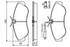 Тормозные колодки дисковые CITROEN Jumper 1.9,2.5Diesel / FIAT DUCATO 18,4x4 2.5,2.8TD / PEUGEOT Boxer 2 BOSCH 0986424031 (фото 5)