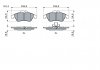 Тормозные колодки дисковые MB / VW Sprinter / Vito / V-Class / LT28 / 35 передняя сторона - 06 BOSCH 0986424218 (фото 5)