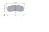 Тормозные колодки дисковые TOYOTA Land Cruiser 3.0 D / Sequoia 4.7 / 4-Runner 4.0i -02 BOSCH 0986424313 (фото 5)