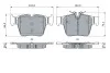 Гальмівні колодки дискові MERCEDES C/GLC \'\'AMG \'\'R \'\'15>> BOSCH 0986424334 (фото 5)