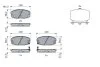 Комплект гальмівних колодок передн, HYUNDAI CRETA, KONA 1.0-2.0 01.16- BOSCH 0986424393 (фото 5)