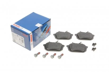 Тормозные колодки дисковые MITSUBISHI / VOLVO Lancer / S40 / V40 задняя сторона 1.6-2.0 90 -04 BOSCH 0986424427
