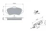 Тормозные колодки дисковые MB A140, A160, A170CDI, Vaneo 1,6i -05 BOSCH 0986424469 (фото 5)
