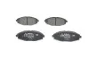 Тормозные колодки дисковые CHEVROLET / DAEWOO Lanos / Matiz передняя сторона 0.8-1.5 - 05 BOSCH 0986424512 (фото 4)