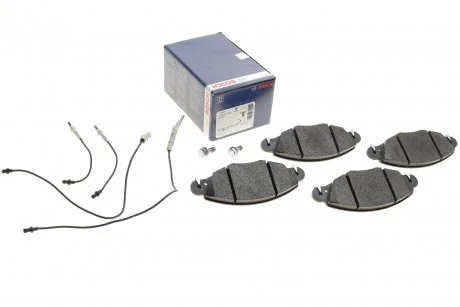 Тормозные колодки дисковые CITROEN C5 2.0,2.5,3.0i-04 BOSCH 0986424581