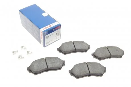 Тормозные колодки дисковые MAZDA 323 1.3i, 1.5i, 1.6i -03 BOSCH 0986424610