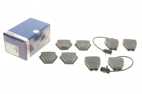 Тормозные колодки дисковые AUDI A8, S8 -02 BOSCH 0986424689