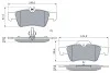 Гальмівні колодки, дискові BOSCH 0986424699 (фото 5)
