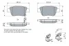 Гальмівні колодки дискові TOYOTA Avensis/Corolla/Verso \'\'R \'\'>>06 BOSCH 0986424798 (фото 5)