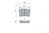Тормозные колодки дисковые MB CL-S-Class - 02 BOSCH 0986424830 (фото 5)