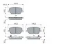 Гальмівні колодки дискові JEEP Renegade "F "14>> BOSCH 0986424841 (фото 5)