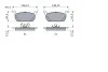 Тормозные колодки дисковые SEAT / SKODA Leon / Scala / Kamiq "F" 12 >> BOSCH 0986424846 (фото 5)