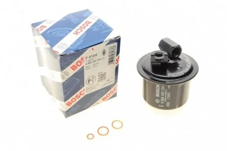 Паливний фільтр 0104 HONDA Accord,Civic,Prelude -96 BOSCH 0986450104