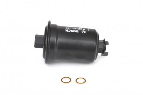 Паливний фільтр 0107 TOYOTA/MITSUBISHI Corolla,Carina,Corona,Galant -97 BOSCH 0986450107