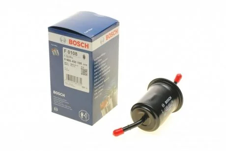 Топливный фильтр 0108 MAZDA 323,626, RX-7 -00 BOSCH 0986450108