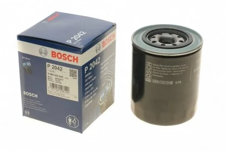 Масляный фильтр 2042 HYUNDAI / MITSUBISHI H100 / L200 / Lancer / L200 / Pajero / Space Wagon / Lancer / Colt - 04 BOSCH 0986452042