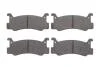 Комплект гальмівних колодок задн , DAIHATSU CHARADE IV, GRAN MOVE  MAZDA 323 F IV, 323 III, 323 S IV, MX-3 1.1-1.8 08.85- 0 986 460 080