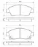 Тормозные колодки дисковые HONDA Civic -04 BOSCH 0986461759 (фото 7)