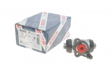 Гальмівний циліндр задн Лів TOYOTA CARINA E VI, COROLLA 1.3-2.0D 04.92-06.02 BOSCH 0 986 475 734