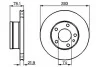 Тормозной диск BMW 518/825/628/630/633/635/728/730/732/735 1.8-3.5 74 -86 BOSCH 0986478041 (фото 1)