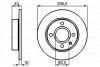 Гальмівний диск FORD Escort/Orion/Fiesta \'\'F 0986478501