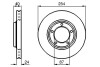 Тормозной диск HYUNDAI H-1 передняя сторона BOSCH 0986478663 (фото 1)