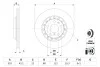 Гальмівний диск AUDI/VW A8/Phaeton 310mm R BOSCH 0986479062 (фото 5)