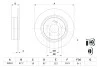 Гальмівний диск MERCEDES W204/A207/C207 07 - BOSCH 0986479410 (фото 5)