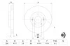 Гальмівний диск HYUNDAI/KIA i30/Ceed \'\'F \'\'1,4-2,0 \'\'06>> BOSCH 0986479460 (фото 5)