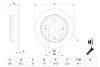 Гальмівний диск HYUNDAI/KIA i30/Ceed \'\'R \'\'1,4-2,0 \'\'06>> BOSCH 0986479508 (фото 5)