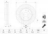 Тормозной диск OPEL / SAAB Insignia / 9-3 передняя сторона D = 321mm 08 - BOSCH 0986479544 (фото 5)